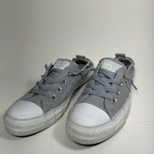 Women's Converse All Star Shoreline Stretch Heel Sneaker Shoes Gray Size 9 / 40